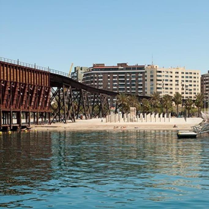 Acogedor Apartamento Frente Al Mar Elena Y Michele Almería Exterior foto